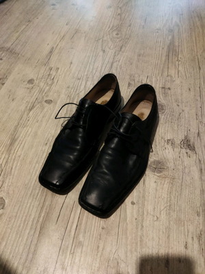 Ανδρικά Adam's Shoes σκαρπίνια μαύρα σαν καινούργια, μέγεθος 44