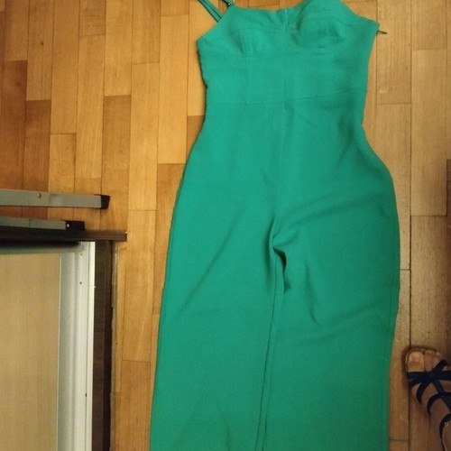 Mango jumpsuit small size, green