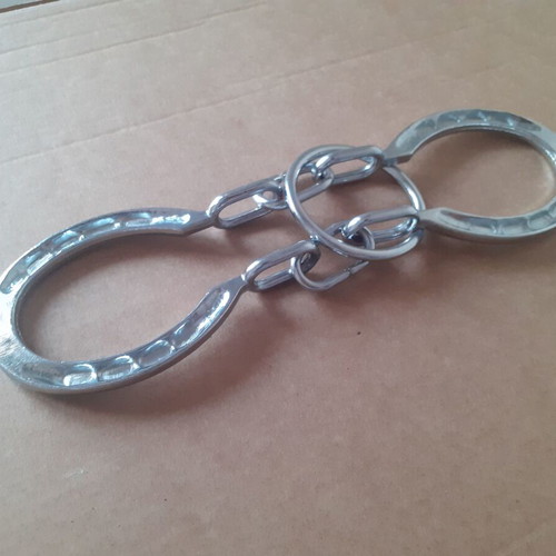 Metal and wooden puzzle like new, set of 2 pieces