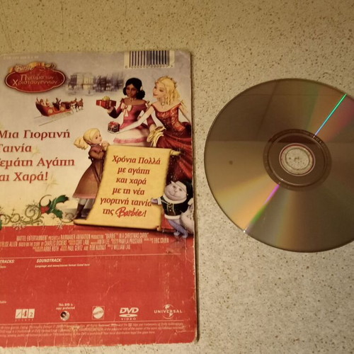 Barbie The Spirit of Christmas DVD used, dubbed