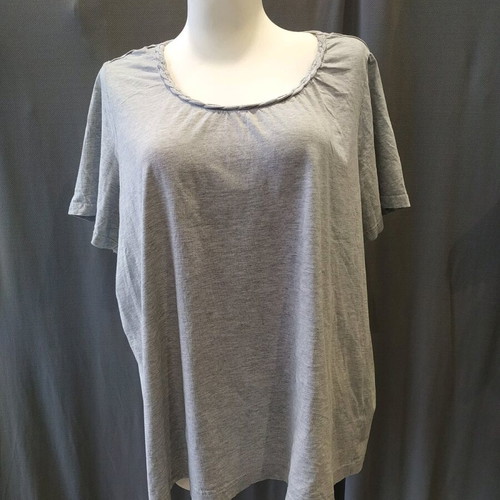 Cotton women's t-shirt size XL like new, gray