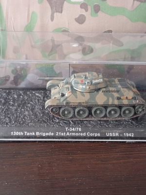 DeAgostini T-34/76 Soviet Tank 1:72 Die-Cast Model 1942