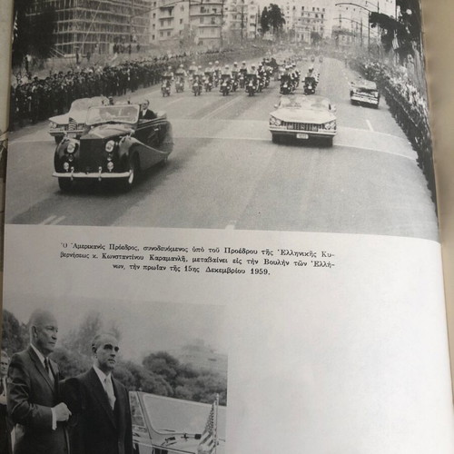 Commemorative album of Eisenhower visit 1959 used