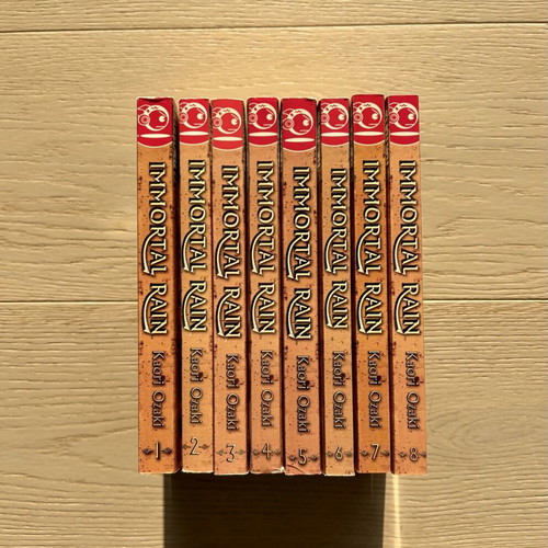 Manga Immortal Rain volumes 1-8 like new, English