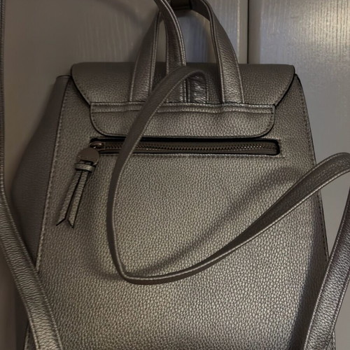 Stradivarius backpack new, silver