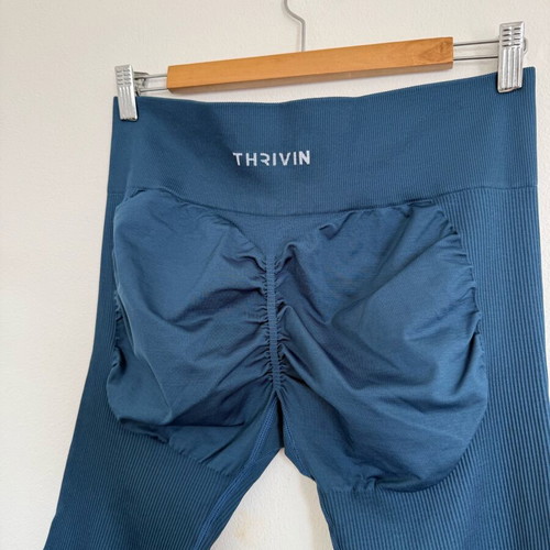 Thrivin leggings new X-Large blue and green