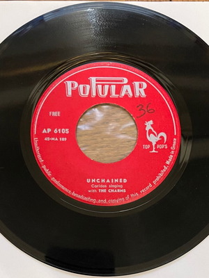 The Charms Unchained/Ok Charm 45 used record