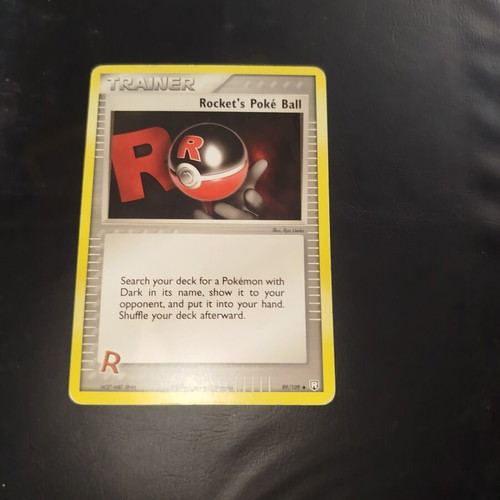 Κάρτα Rocket's Poké Ball Trainer Pokemon μεταχειρισμένη, EX Team Rocket Returns
