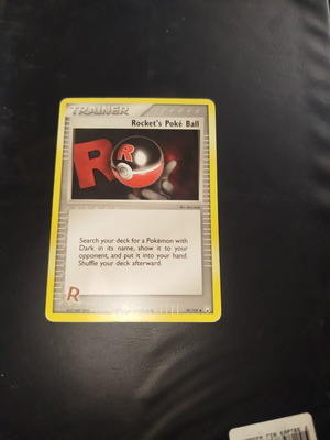 Κάρτα Rocket's Poké Ball Trainer Pokemon μεταχειρισμένη, EX Team Rocket Returns