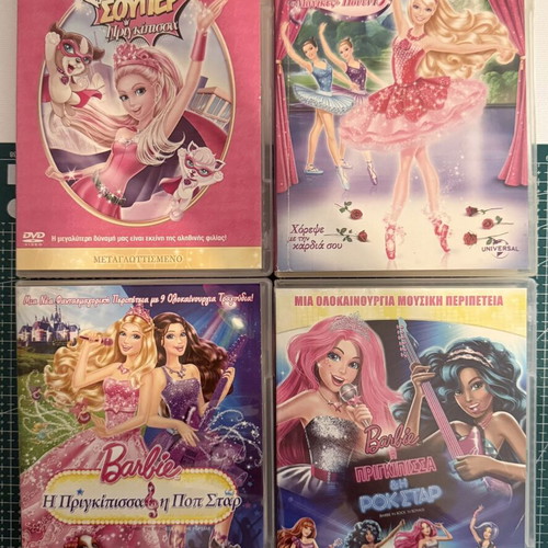 Barbie DVD collection, authentic, dubbed, animated movies