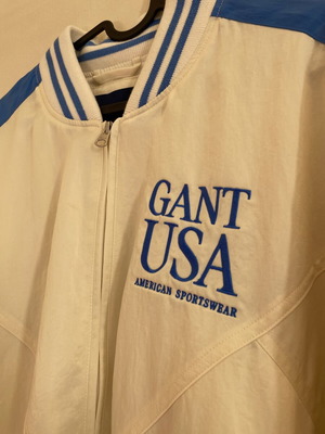 Jacket Gant USA American sportswear new, cream-white with blue details