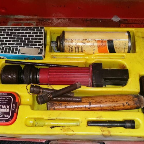 Hilti DX 100 nail gun used with cartridges