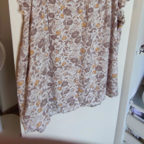 Floral vintage top used, size XXL, Old Navy