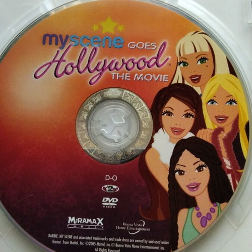 My Scene Star of Hollywood DVD used, dubbed animation