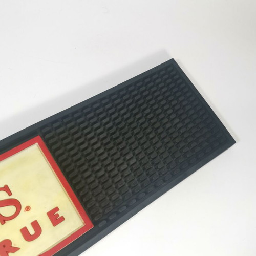 Dewar’s bar mat used, authentic, non-slip rubber