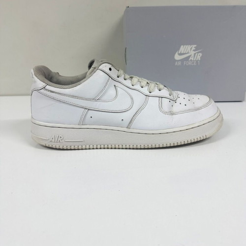 Nike Air Force 1 used men's sneakers natural leather size 44.5