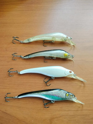 Sebile artificial lures like new without scratches