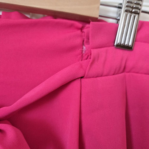 Zara cropped pants pink like new size L