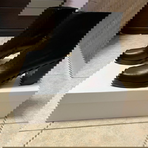 Sante Day2day δερμάτινα μποτάκια καινούργια, μέγεθος 39, μαύρα