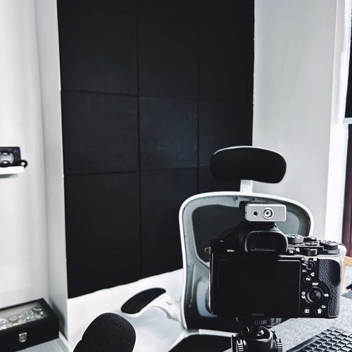 Soundproofing panels 36 self-adhesive high-density black 30x30x0.9 cm