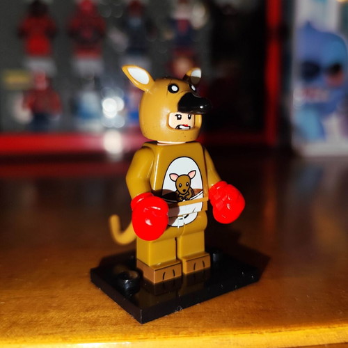 Kangaroo Mascot figure like new with stand
