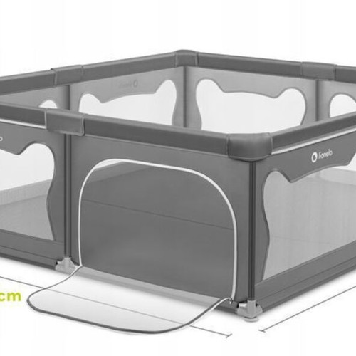 Lionelo Willow XL playpen used, grey color