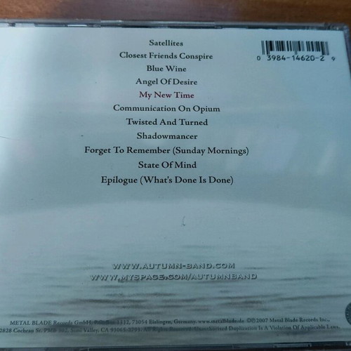 Autumn My New Time CD like new, metal