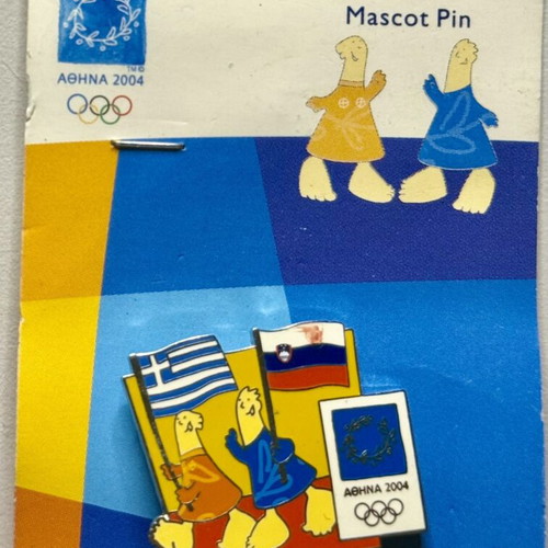 Καρφίτσα Φοίβος & Αθηνά Αθήνα 2004 Ολυμπιακοί Αγώνες Limited Edition καινούργιο
