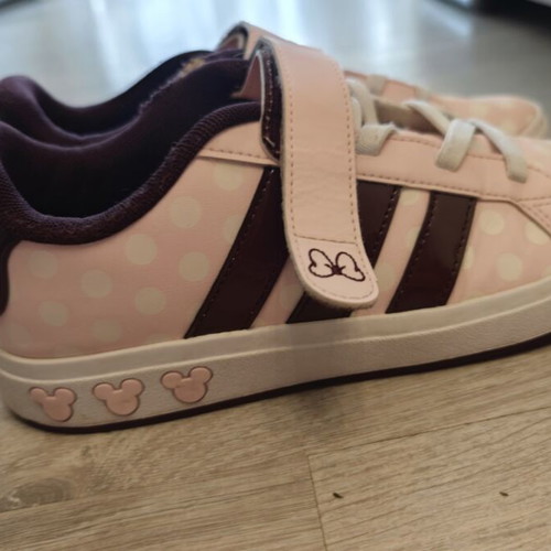Adidas×Disney Minnie Athletic Shoes Size 36 Like New Pink