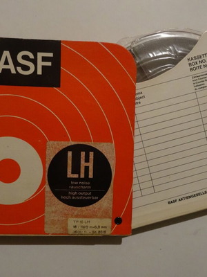 Reel to reel tape Basf like new, low noise, 17.5 cm diameter