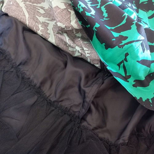 Dress like new, cotton, green floral pattern