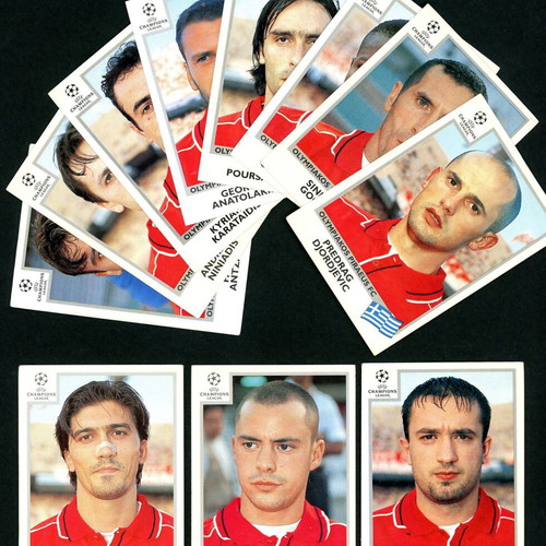 1999-2000 Panini Champions League Olympiacos 11 stickers
