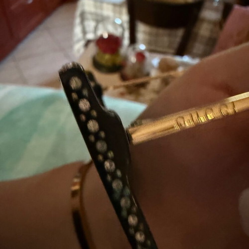 Gucci sunglasses used, black with missing rhinestones