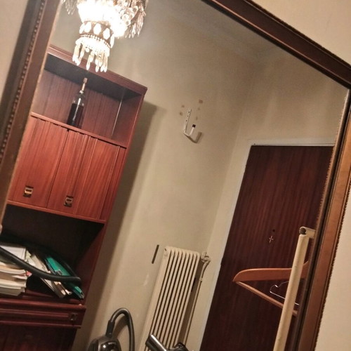 Vintage antique mirror in frame 44cm x 1.23m like new