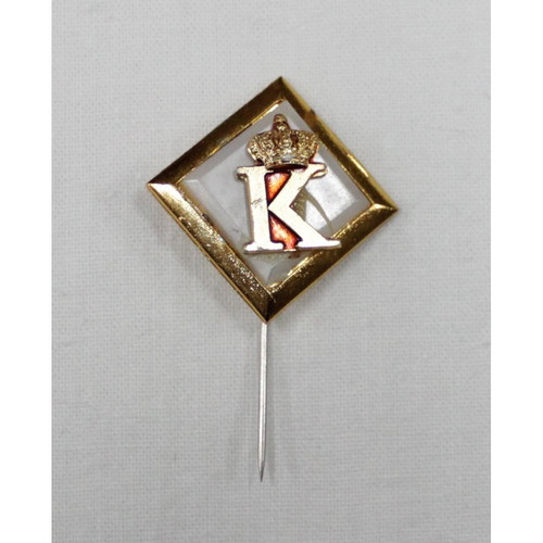 King Konstantinos Monogram Pin like new