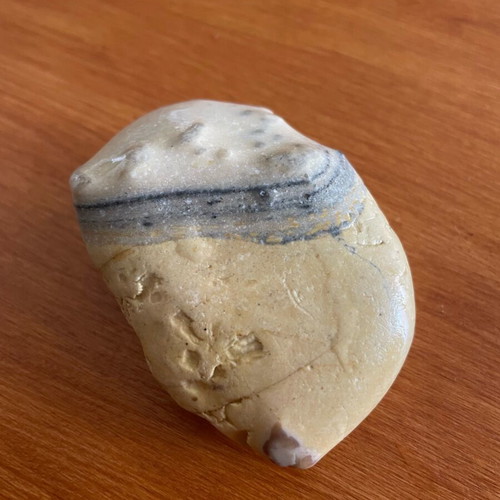 Sandstone natural sedimentary rock new with layers