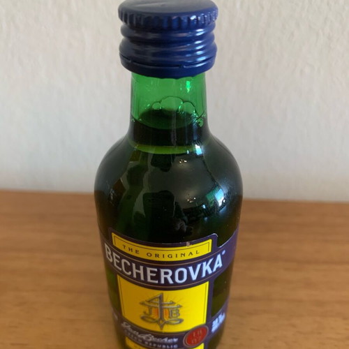 Becherovka classic Czech liqueur 50 ml new, sealed