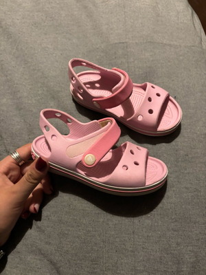 Crocs πέδιλα νούμερο 23 σε άριστη κατάσταση, ροζ