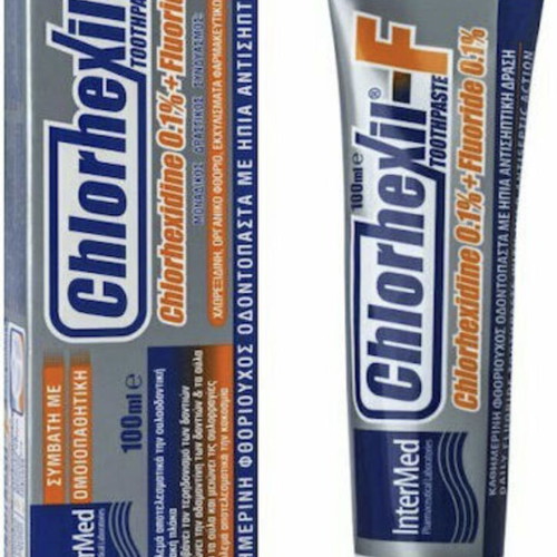 InterMed Chlorhexil F toothpaste 100ml new with chlorhexidine