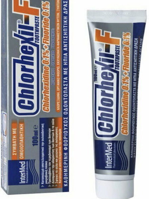 InterMed Chlorhexil F toothpaste 100ml new with chlorhexidine