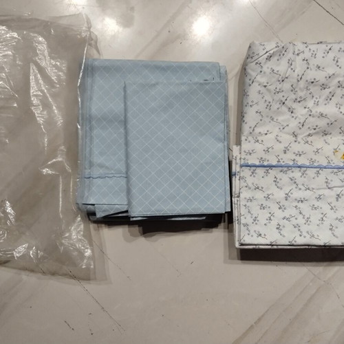 Vintage double bed sheet set 100% cotton, new