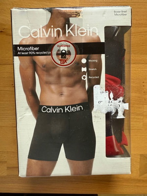 Ανδρικά Μποξεράκια Calvin Klein Νέα, Κόκκινα, Πακέτο 2, Μέγεθος Large