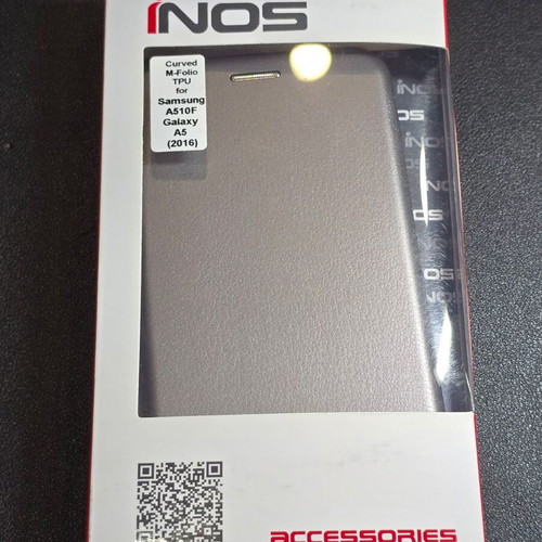 Flip Book Case inos for Samsung Galaxy A5 (2016) new, Smoke Gray