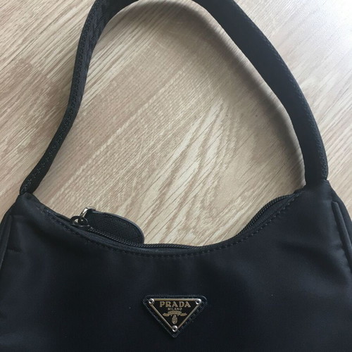 Prada Tessuto Sport black nylon handbag used