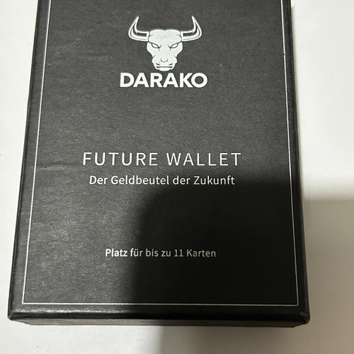 Smart Wallet Darako with Pop-Up Mechanism, new, black