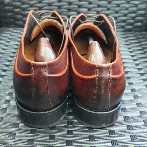 Santoni elegant shoes used, size 46, brown