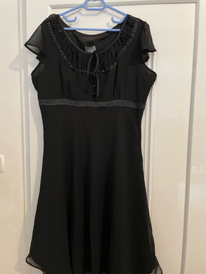 Jeff Banks vintage cocktail dress new, size UK 18 EU 46, black