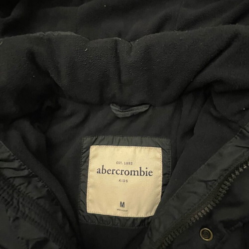 Abercrombie Down Jacket with Hood Like New Blue