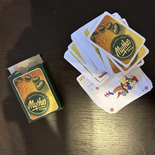 Collectible card decks like new, set of five