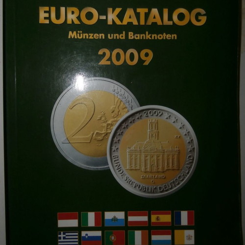 Leuchtturm Euro Catalog 2009 used for coin collectors